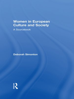 cover image of Women in European Culture and Society